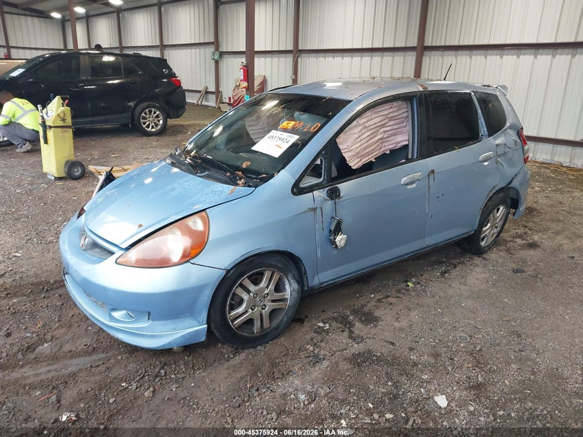 2008 Honda Fit VIN JHMGD386X8S000874 IAAI salvage auction — BIOHAZARD/CHEMICAL, Bill Of Sale (Georgia), sold $250 on 2026-07-17 (photo 2)