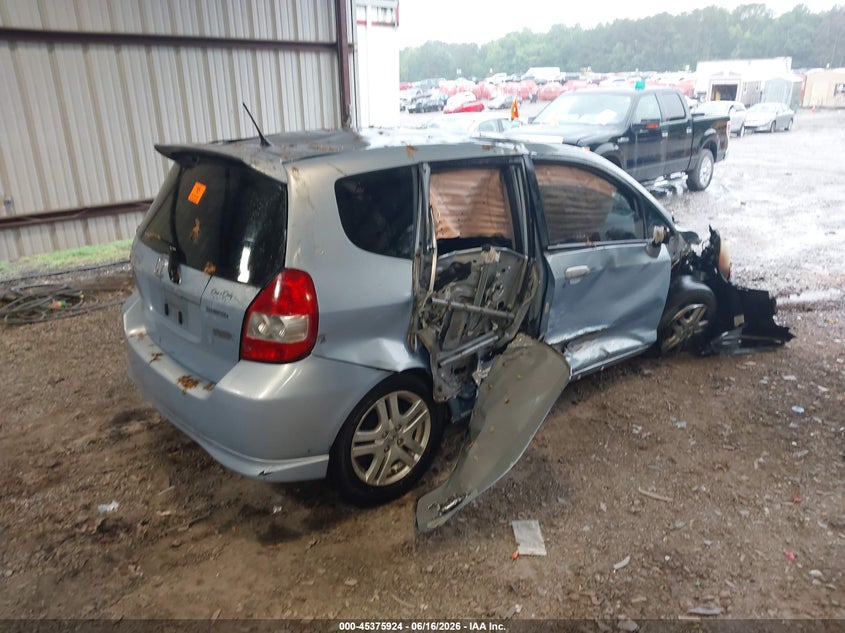 2008 Honda Fit VIN JHMGD386X8S000874 IAAI salvage auction — BIOHAZARD/CHEMICAL, Bill Of Sale (Georgia), sold $250 on 2026-07-17 (photo 4)