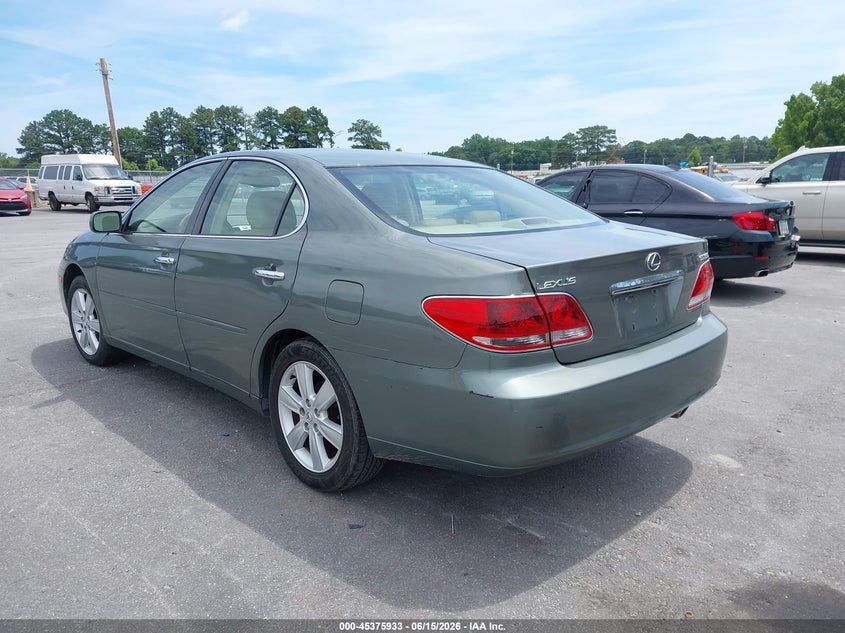 2005 Lexus VIN JTHBA30G255130942 IAAI salvage auction — NORMAL WEAR, Repossession Paperwork (Georgia), sold $2,125 on 2026-07-08 (photo 3)