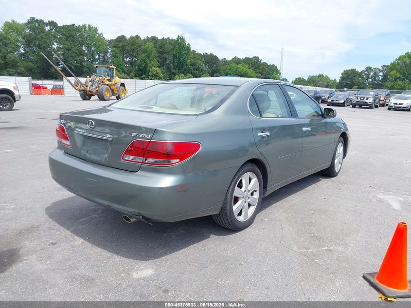 2005 Lexus VIN JTHBA30G255130942 IAAI salvage auction — NORMAL WEAR, Repossession Paperwork (Georgia), sold $2,125 on 2026-07-08 (photo 4)