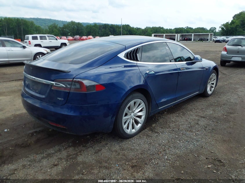 2018 Tesla Model s VIN 5YJSA1E27JF265071 IAAI salvage auction — REAR END, Mv-907A (New York), sold $7,800 on 2026-07-10 (photo 4)