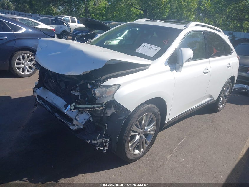 2013 Lexus Rx VIN JTJBC1BA9D2055002 IAAI salvage auction — FRONT END, Salvage (Utah), sold $1,550 on 2026-07-30 (photo 2)