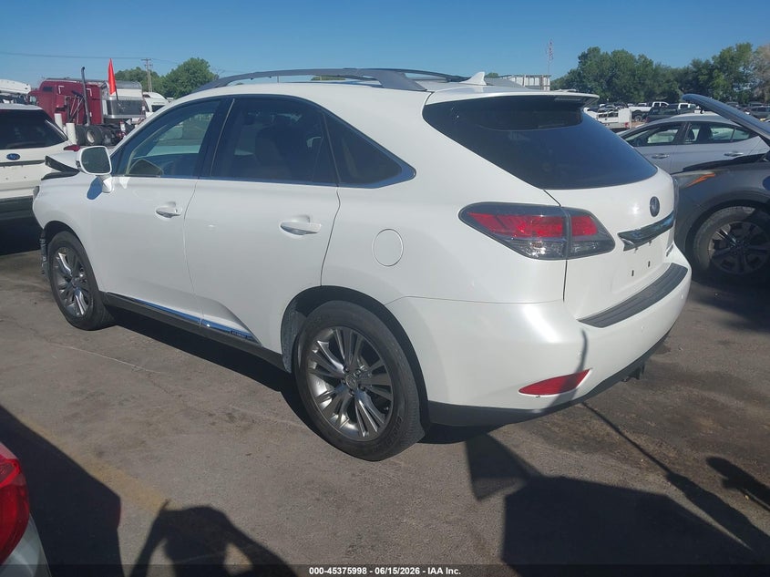 2013 Lexus Rx VIN JTJBC1BA9D2055002 IAAI salvage auction — FRONT END, Salvage (Utah), sold $1,550 on 2026-07-30 (photo 3)