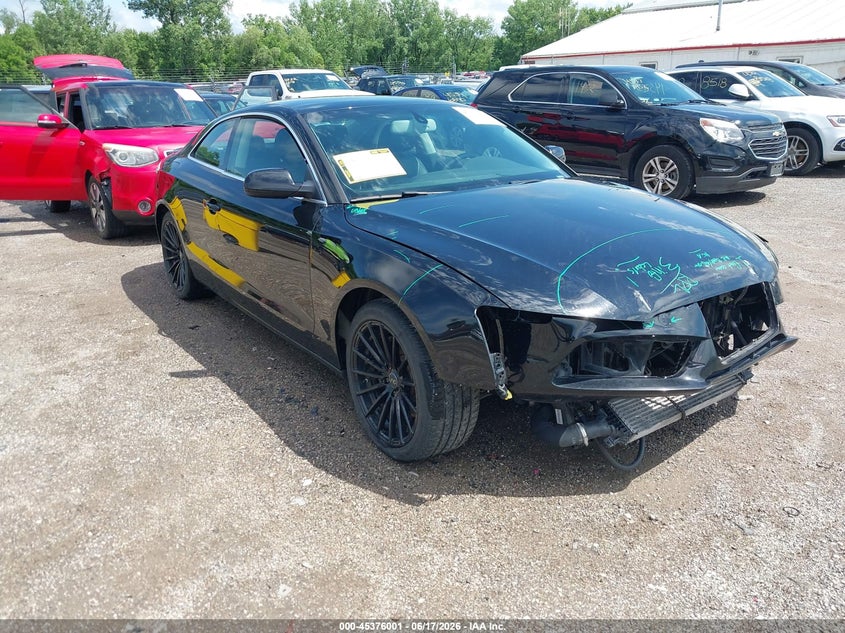2014 Audi A5 VIN WAULFAFR6EA024888 IAAI salvage auction — FRONT END, Salvage (Iowa), sold $2,100 on 2026-07-13 (photo 1)