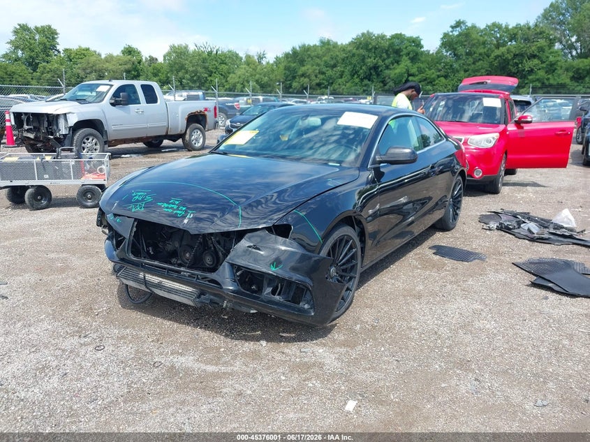 2014 Audi A5 VIN WAULFAFR6EA024888 IAAI salvage auction — FRONT END, Salvage (Iowa), sold $2,100 on 2026-07-13 (photo 2)