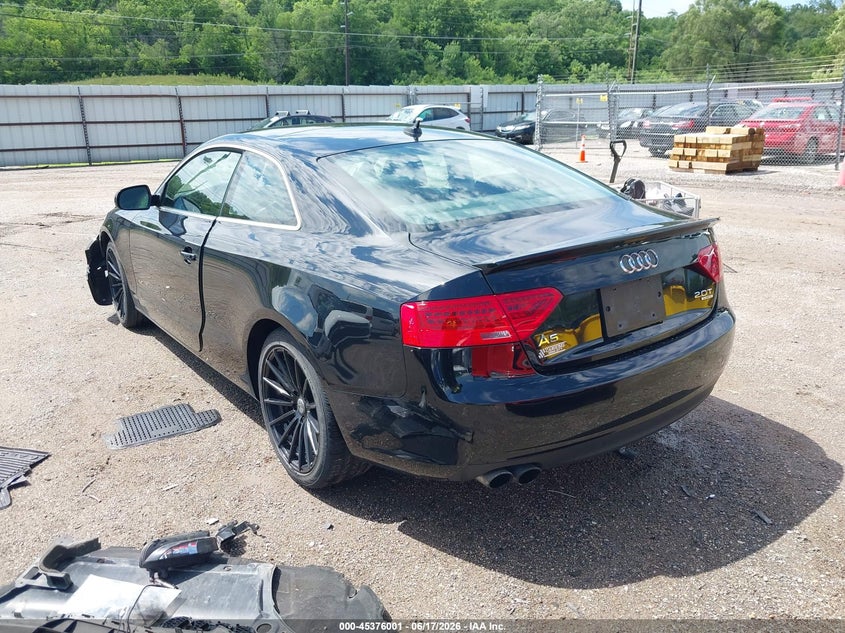 2014 Audi A5 VIN WAULFAFR6EA024888 IAAI salvage auction — FRONT END, Salvage (Iowa), sold $2,100 on 2026-07-13 (photo 3)