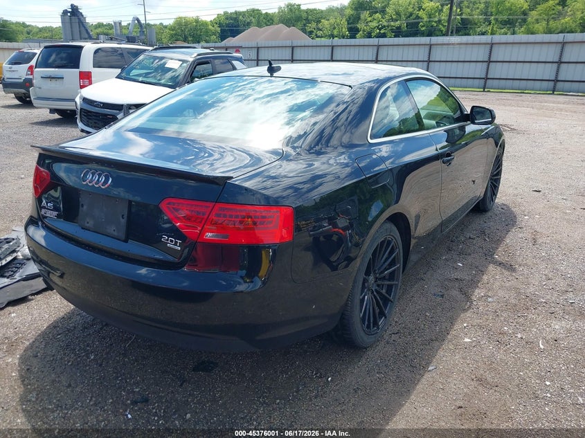 2014 Audi A5 VIN WAULFAFR6EA024888 IAAI salvage auction — FRONT END, Salvage (Iowa), sold $2,100 on 2026-07-13 (photo 4)