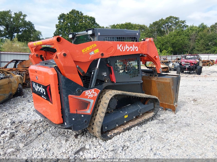 2025 Kubota Svl75-3hfwvr VIN KBCZ053CCS1J46362 IAAI salvage auction — ROLLOVER, Bill Of Sale (Arkansas), sold $42,250 on 2026-08-27 (photo 4)