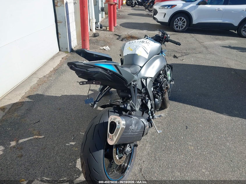 2025 Kawasaki Zx VIN JKBZXJJ18SA030138 IAAI salvage auction — FRONT END, Mv-907A (New York), sold $75 on 2026-07-08 (photo 4)