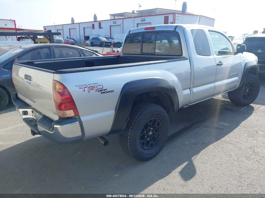 2005 Toyota Tacoma VIN 5TETU62N45Z108044 IAAI salvage auction — LEFT FRONT, Salvage (California), sold $4,950 on 2026-07-30 (photo 4)