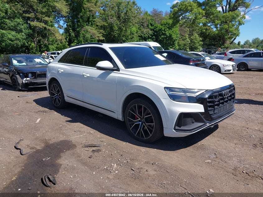 2019 Audi Q8 VIN WA1EVAF11KD026593 IAAI salvage auction — LEFT FRONT, Salvage (Pennsylvania), sold $12,200 on 2026-07-14 (photo 1)