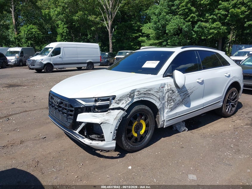 2019 Audi Q8 VIN WA1EVAF11KD026593 IAAI salvage auction — LEFT FRONT, Salvage (Pennsylvania), sold $12,200 on 2026-07-14 (photo 2)