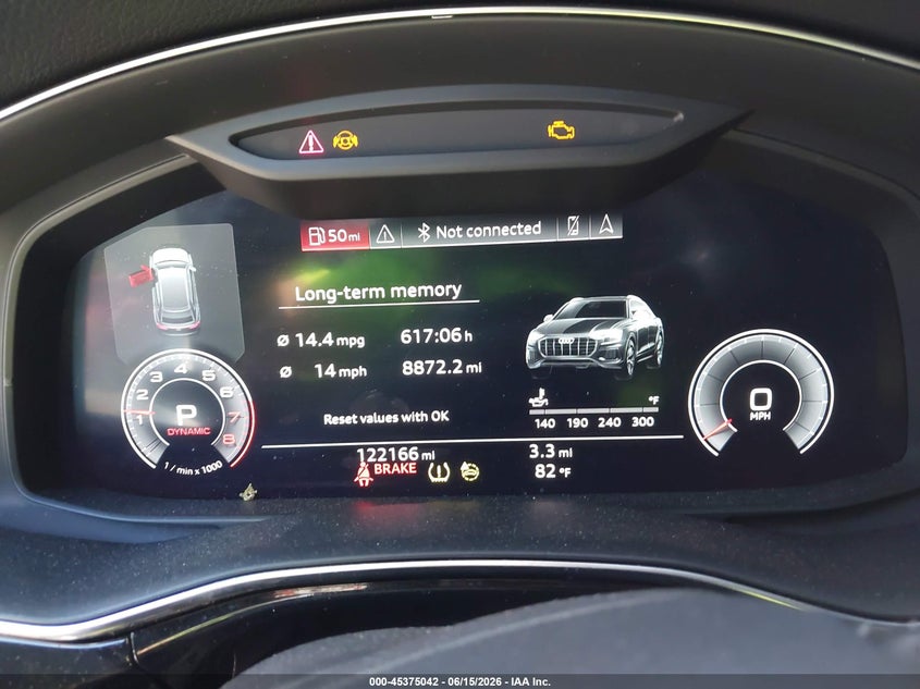 2019 Audi Q8 VIN WA1EVAF11KD026593 IAAI salvage auction — LEFT FRONT, Salvage (Pennsylvania), sold $12,200 on 2026-07-14 (photo 7)