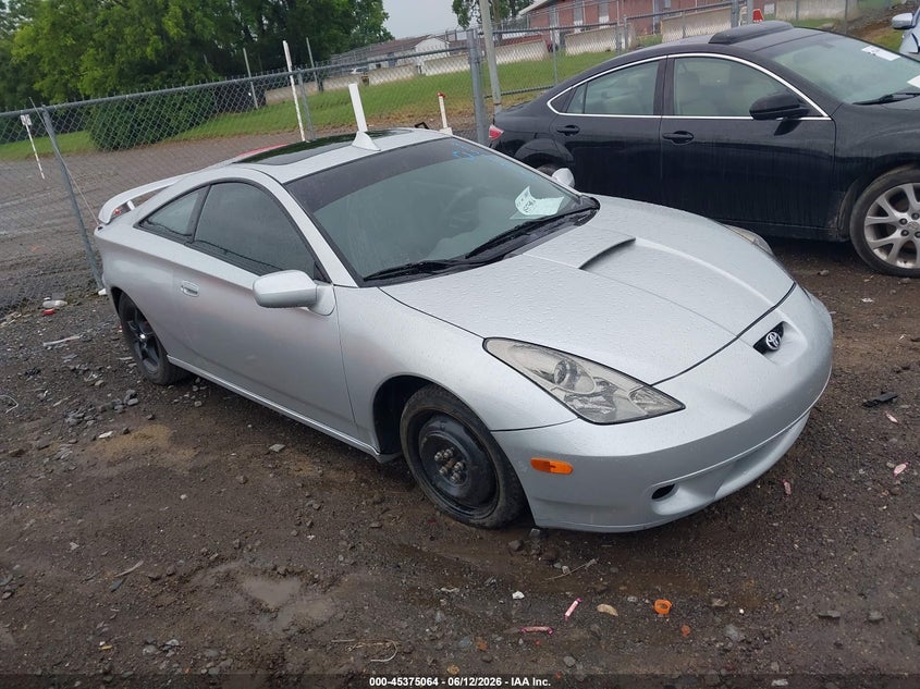2002 Toyota Celica VIN JTDDY32T920057870 IAAI salvage auction — SIDE, Clear (Tennessee), sold $350 on 2026-07-30 (photo 1)