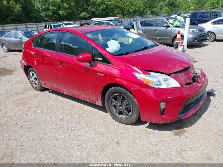 2015 Toyota Prius VIN JTDKN3DU2F0395929 IAAI salvage auction — FRONT END, Salvage (Tennessee), sold $700 on 2026-07-08 (photo 1)