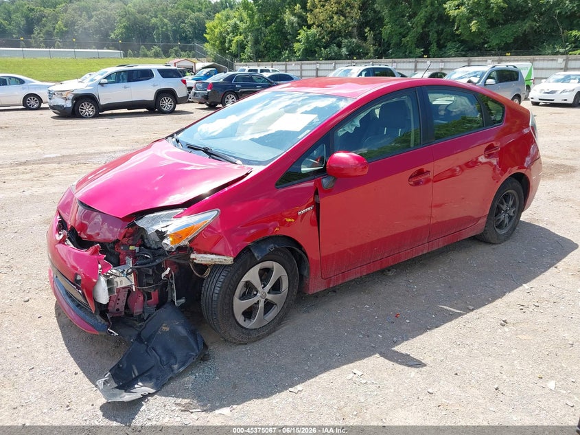 2015 Toyota Prius VIN JTDKN3DU2F0395929 IAAI salvage auction — FRONT END, Salvage (Tennessee), sold $700 on 2026-07-08 (photo 2)