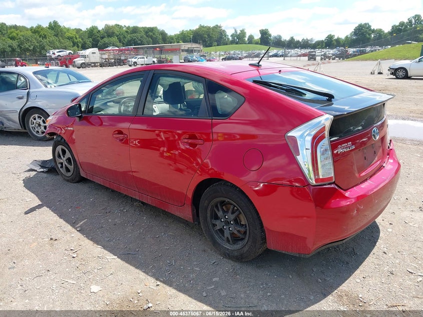 2015 Toyota Prius VIN JTDKN3DU2F0395929 IAAI salvage auction — FRONT END, Salvage (Tennessee), sold $700 on 2026-07-08 (photo 3)