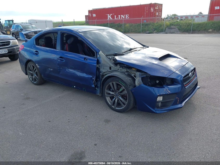 2015 Subaru Wrx sti VIN JF1VA2P60F9823837 IAAI salvage auction — SIDE, Salvage Title, sold $25 on 2026-08-01 (photo 1)