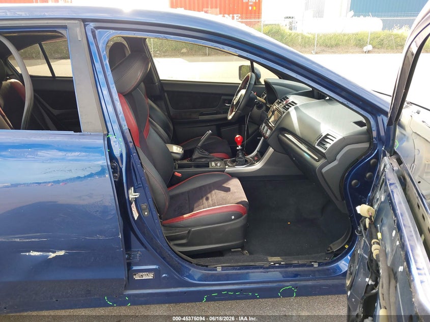 2015 Subaru Wrx sti VIN JF1VA2P60F9823837 IAAI salvage auction — SIDE, Salvage Title, sold $25 on 2026-08-01 (photo 5)