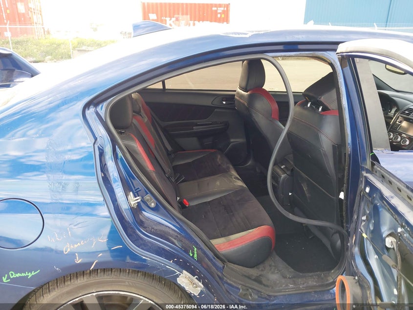 2015 Subaru Wrx sti VIN JF1VA2P60F9823837 IAAI salvage auction — SIDE, Salvage Title, sold $25 on 2026-08-01 (photo 8)