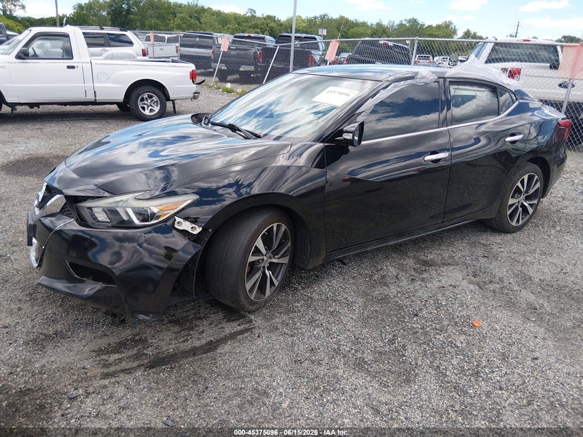 2017 Nissan Maxima VIN 1N4AA6AP7HC382222 IAAI salvage auction — UNKNOWN, Salvage - Greater Than 75% (Maryland), sold $1,200 on 2026-08-01 (photo 2)