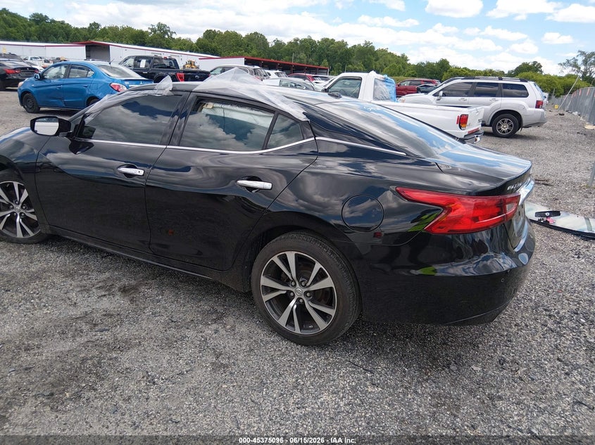 2017 Nissan Maxima VIN 1N4AA6AP7HC382222 IAAI salvage auction — UNKNOWN, Salvage - Greater Than 75% (Maryland), sold $1,200 on 2026-08-01 (photo 3)