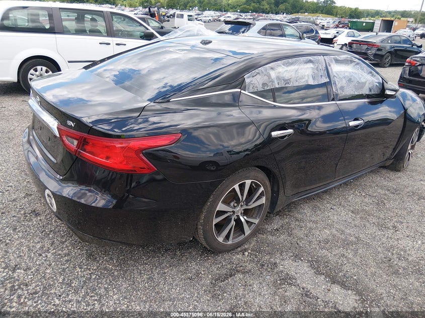 2017 Nissan Maxima VIN 1N4AA6AP7HC382222 IAAI salvage auction — UNKNOWN, Salvage - Greater Than 75% (Maryland), sold $1,200 on 2026-08-01 (photo 4)