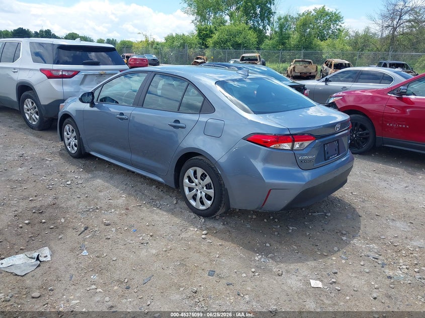 2026 Toyota Corolla VIN 5YFB4MDE0TP432110 IAAI salvage auction — HAIL, Clear Claim Paid (Wisconsin), sold $525 on 2026-07-30 (photo 3)