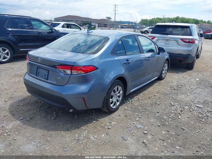 2026 Toyota Corolla VIN 5YFB4MDE0TP432110 IAAI salvage auction — HAIL, Clear Claim Paid (Wisconsin), sold $525 on 2026-07-30 (photo 4)