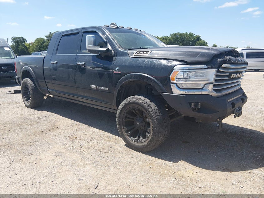 2022 Ram 2500 VIN 3C6UR5PL3NG117196 IAAI salvage auction — Burn Engine, Salvage (Texas), sold $13,600 on 2026-07-31 (photo 1)