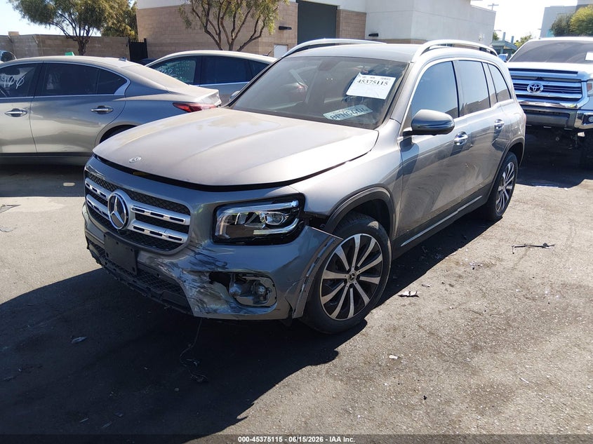 2020 Mercedes-benz Glb VIN W1N4M4GBXLW024613 IAAI salvage auction — LEFT FRONT, Salvage Certificate (California), sold $25 on 2026-07-24 (photo 2)