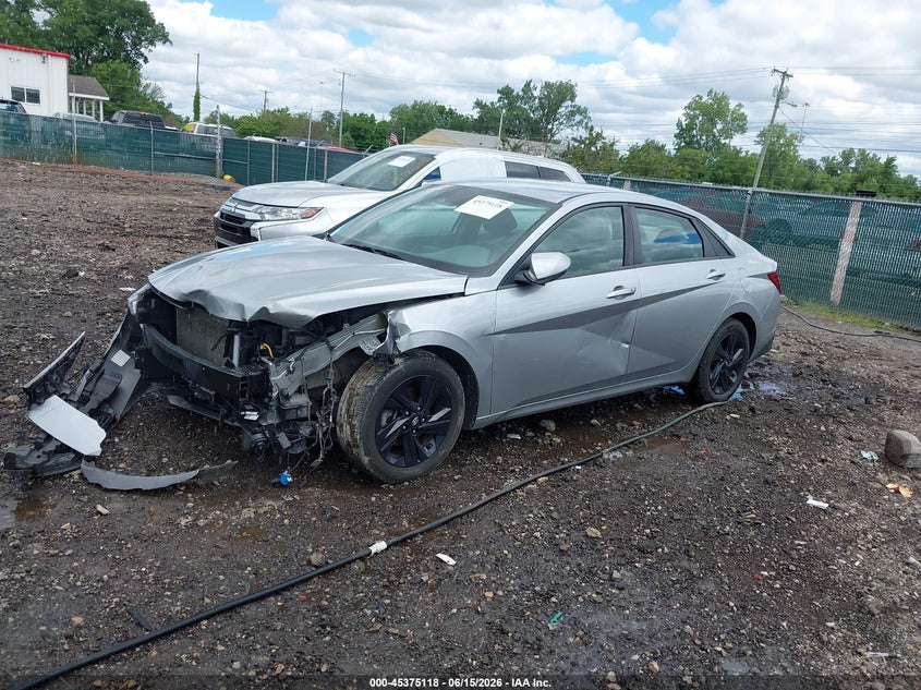 2023 Hyundai Elantra VIN 5NPLM4AG4PH091646 IAAI salvage auction — FRONT END, Salvage (Ohio), sold $2,825 on 2026-07-22 (photo 2)