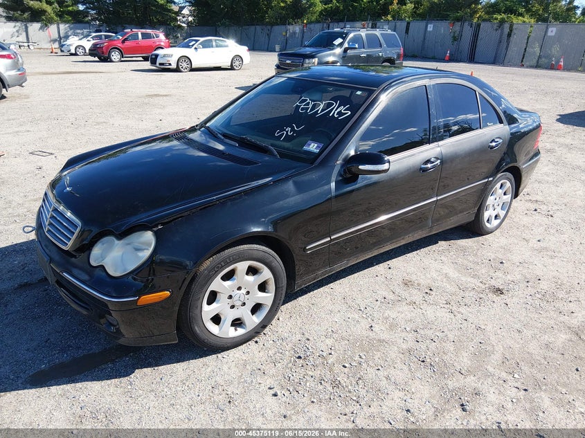 2006 Mercedes-benz C class VIN WDBRF92H96F762566 IAAI salvage auction — NORMAL WEAR, Clear (New Jersey), sold $425 on 2026-07-14 (photo 2)