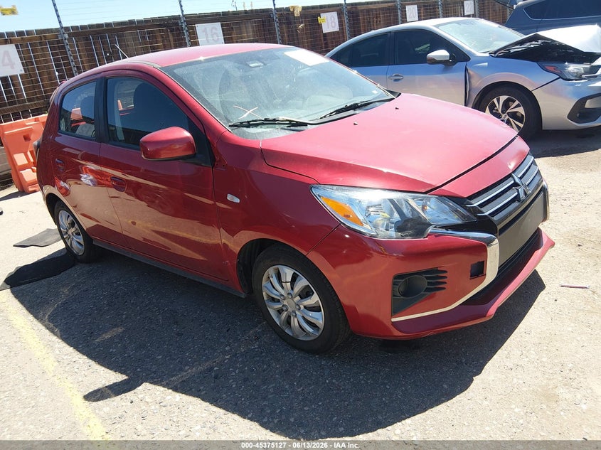 2022 Mitsubishi Mirage VIN ML32AUHJ8NH008918 IAAI salvage auction — LEFT FRONT, Salvage (Colorado), sold $1,850 on 2026-07-14 (photo 1)