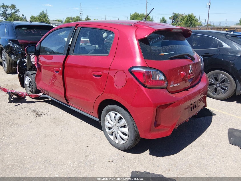 2022 Mitsubishi Mirage VIN ML32AUHJ8NH008918 IAAI salvage auction — LEFT FRONT, Salvage (Colorado), sold $1,850 on 2026-07-14 (photo 3)