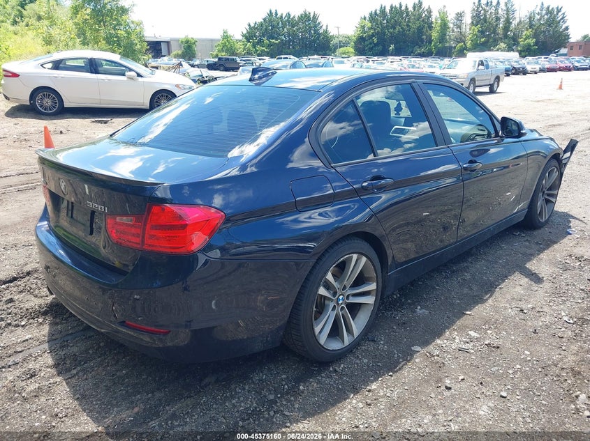 2013 BMW 3er VIN WBA3B5C5XDF595046 IAAI salvage auction — FRONT END, Salvage Title, sold $1,100 on 2026-08-16 (photo 4)