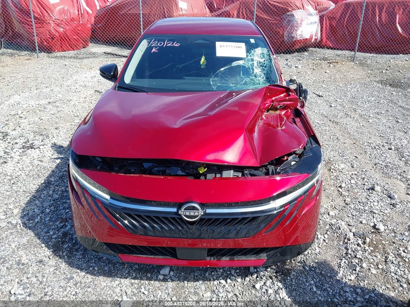 2026 Nissan Sentra VIN 3N1AB9CV4TY253832 IAAI salvage auction — FRONT END, Salvage (South Carolina), sold $5,600 on 2026-08-01 (photo 6)