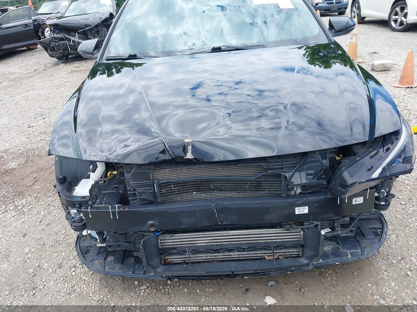 2022 Hyundai Elantra n VIN KMHLW4AK9NU004837 IAAI salvage auction — FRONT END, Salvage (Ohio), sold $5,100 on 2026-07-11 (photo 6)