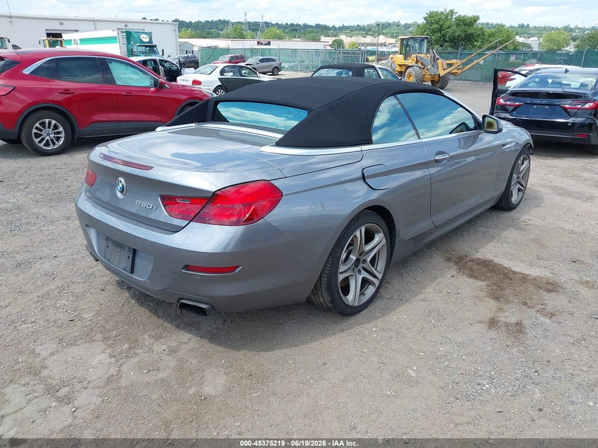 2012 BMW 6er VIN WBALZ3C51CDL70475 IAAI salvage auction — FRONT END, Salvage (Pennsylvania), sold $1,500 on 2026-07-24 (photo 4)