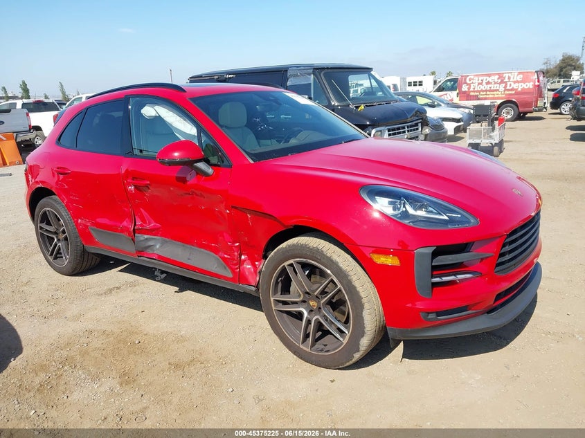 2021 Porsche Macan VIN WP1AB2A55MLB38012 IAAI salvage auction — RIGHT SIDE, Salvage (California), sold $17,050 on 2026-07-13 (photo 1)