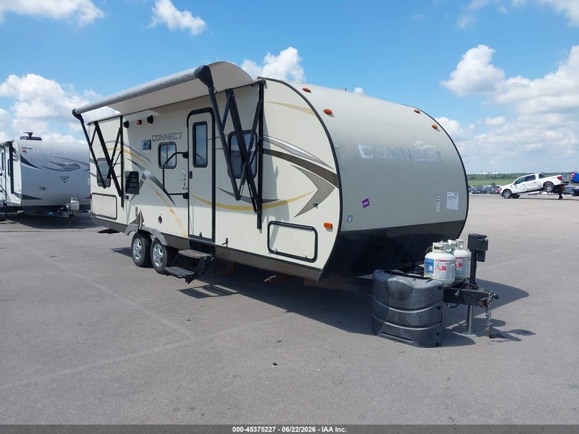 2014 Kz Connect VIN 4EZTL2532E8129304 IAAI salvage auction — HAIL, Salvage (Nebraska), sold $525 on 2026-07-30 (photo 1)