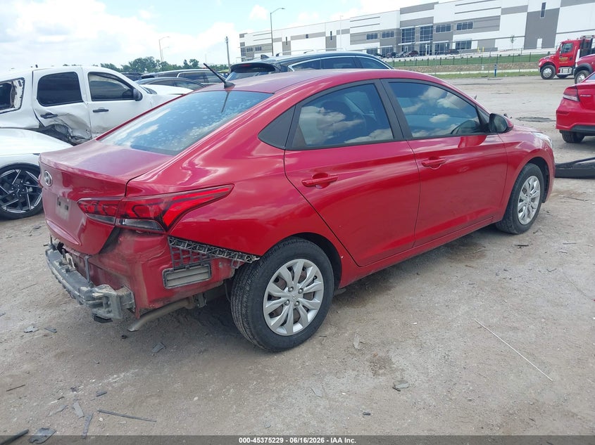 2020 Hyundai Accent VIN 3KPC24A64LE118498 IAAI salvage auction — REAR END, Salvage (Texas), sold $2,200 on 2026-08-26 (photo 4)