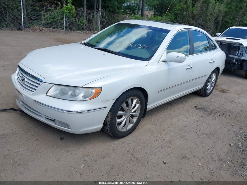 2008 Hyundai Azera VIN KMHFC46F28A310754 IAAI salvage auction — FRONT END, Salvage (Rhode Island), sold $25 on 2026-07-28 (photo 2)