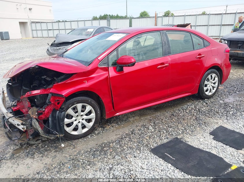 2020 Toyota Corolla VIN JTDEPRAE7LJ104225 IAAI salvage auction — RIGHT FRONT, Salvage (Georgia), sold $2,700 on 2026-07-30 (photo 2)