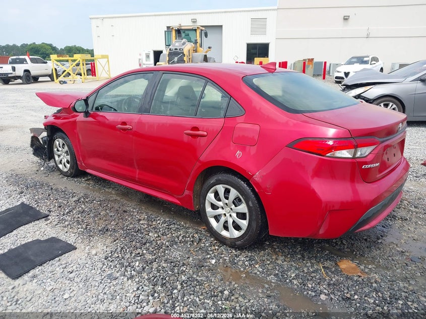 2020 Toyota Corolla VIN JTDEPRAE7LJ104225 IAAI salvage auction — RIGHT FRONT, Salvage (Georgia), sold $2,700 on 2026-07-30 (photo 3)