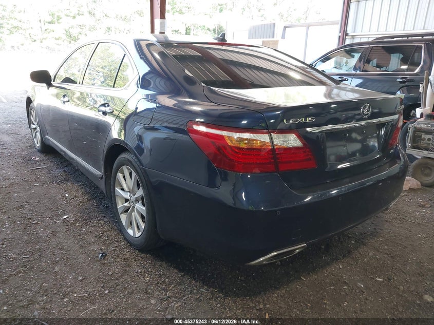 2010 Lexus Ls 460 VIN JTHCL5EF8A5007862 IAAI salvage auction — NORMAL WEAR, Salvage (Virginia), sold $950 on 2026-07-09 (photo 3)