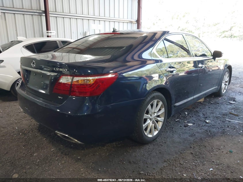 2010 Lexus Ls 460 VIN JTHCL5EF8A5007862 IAAI salvage auction — NORMAL WEAR, Salvage (Virginia), sold $950 on 2026-07-09 (photo 4)