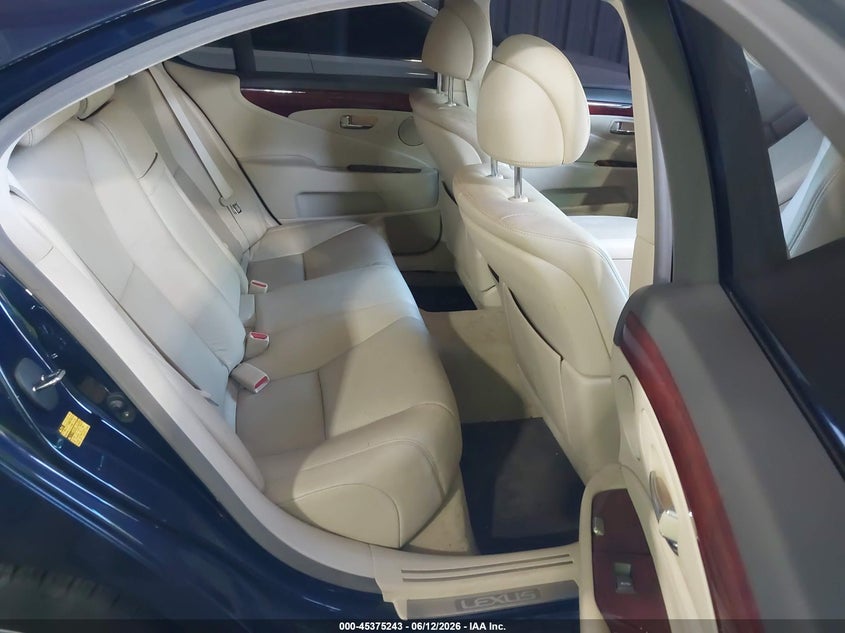 2010 Lexus Ls 460 VIN JTHCL5EF8A5007862 IAAI salvage auction — NORMAL WEAR, Salvage (Virginia), sold $950 on 2026-07-09 (photo 8)
