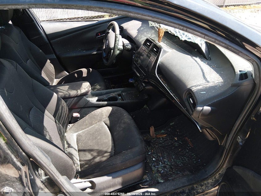2019 Toyota Prius VIN JTDKARFU6K3100240 IAAI salvage auction — STORM DAMAGE, Junk Bill Of Sale Mv2459 (Wisconsin), sold $1,250 on 2026-07-15 (photo 5)