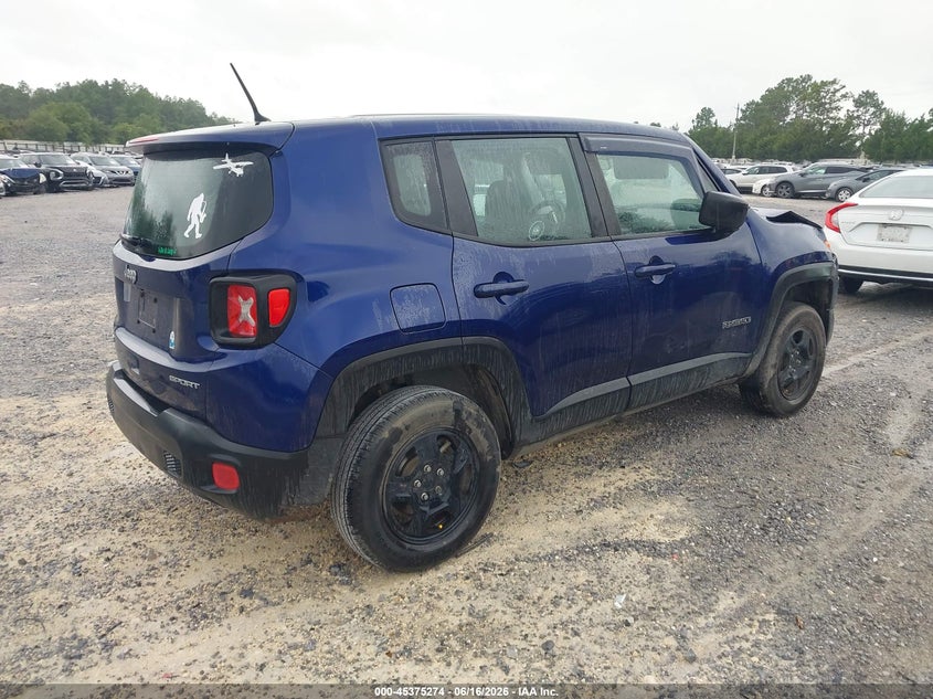 2018 Jeep Renegade VIN ZACCJBAB8JPJ56687 IAAI salvage auction — FRONT END, Salvage Title, sold $1,400 on 2026-08-12 (photo 4)